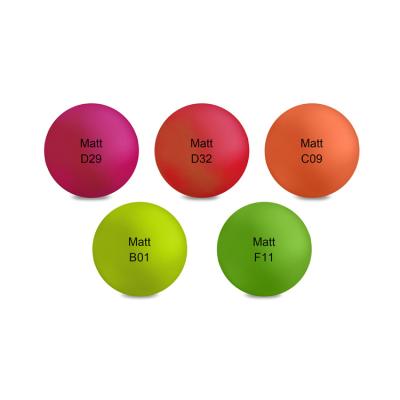 China High Quality Customized Colored Matte White Taiwan 2 Piece Golf Ball Synthetic Rubber And Synthetic Resin Made In Taiwan Matte Golf Ball for sale