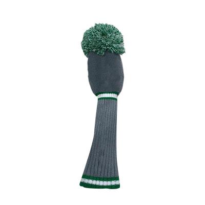 China High quality durable hot sale golf single sock knitted head cover wholesale knitted golf head cover for sale