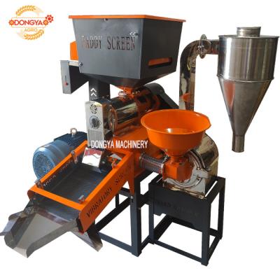 China Máquina de molido de arroz vibratorio de alambre fino de acero inoxidable con elevador de carga 650KG por hora en venta