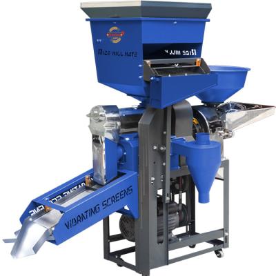 China 7 in 1 combine stainless type rice mill machine with vibration cleaner sorting flour mill for sale