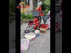 air cooled diesel engine rice mill machine with lifter machine