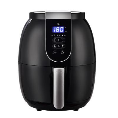 China With Over Heating Protection Function Digital easy touch panel mini no oil digital air fryer with a frying steaming rack for sale