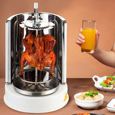 China Electric Household CCC Certification Food Grade Barbecue Grill Machine Automatic Rotating Barbecue for sale