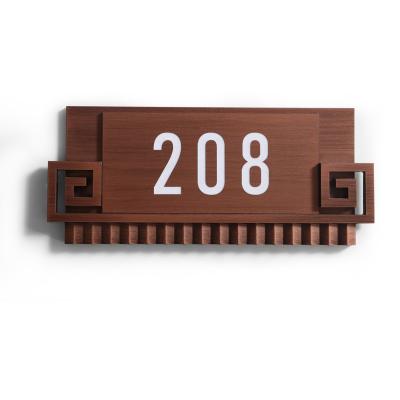 China Modern Digital Door House Number House Number License Plate Light Custom Floating Modern License Plates for sale