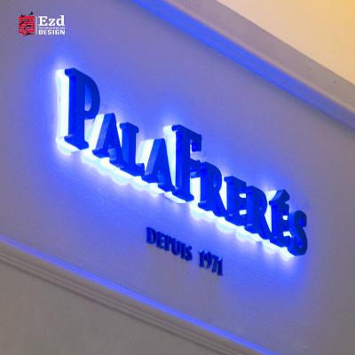 China ezd simple 3d lighting Mini Led Acrylic Channel Letter Sign/bending machine making front illumination acrylic letters for sale