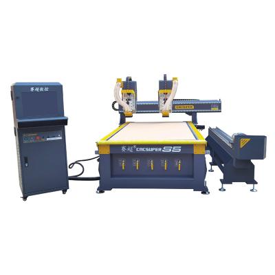 China Hot Selling High Precision China Aluminum 4 Axis Engraving Machine Wood CNC Router 1325 Hotels With Manufacturer Price for sale