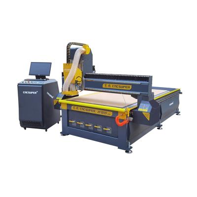 China Heavy Duty 1325 Building Material Stores CNC Wood Router Carving Machine For Woodworking for sale