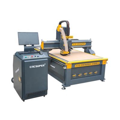 China Hotels 4x8ft Automatic Edge Cutting CNC Wood Carving Machine, 1325 CNC Wood Working Router For Sale for sale