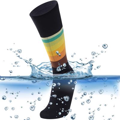 China Custom Sports Socks Compression 20-30mmHg Breathable QUICK DRY Outdoor Waterproof Hike Socks for sale