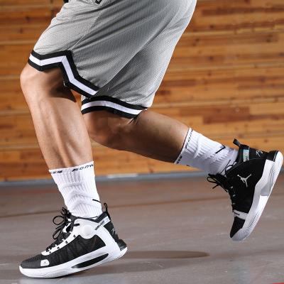 China Wholesale Breathable KonLee Basketball Gym Compression Socks Embroidered Men Custom Sports Men's OEM Sport Sock Trainers Basketball Socks for sale