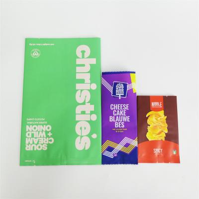 China Low moq custom packaging biodegradable moisture proof bags for cheese bar chips crisps popsicle popsicle for sale