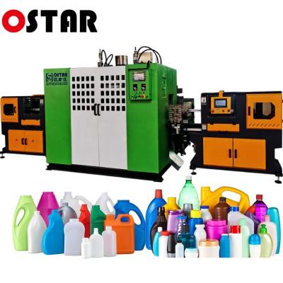 China Bottle HDPE 1liter 5l Frame Scratch Lubricant Engine Oil Bottle Making Extrusion Blow Molding Machine Price for sale