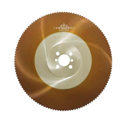 China Used For Carving Hss-dmo5 TICN Coating Iron Cutting Hss Steel Circular Saw Blade for sale