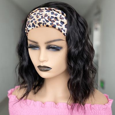 China Water Wave 100%Short Dangle Curly Wigs Canton Curly Hair Band Wig for sale