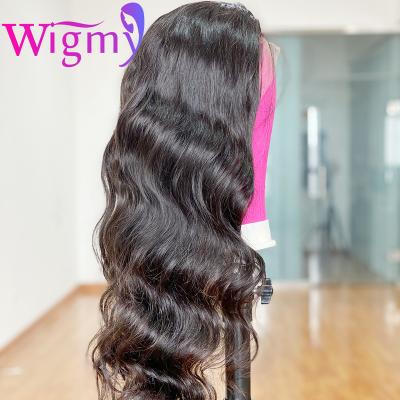 China Body Wave Body Wave Lace Front Wig Brazilian Human Hair Lace Front Wig Pre Plucked Body Wave Hair for sale