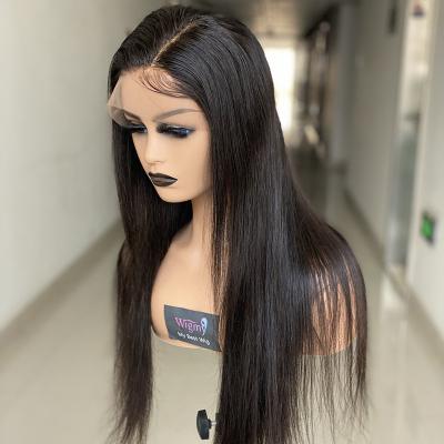 China Silky Straight 100% Brazilian Hair Real Lace Front Wigs Cheap 13*4 Frontal Wig With Baby Hair Wigs For Women for sale