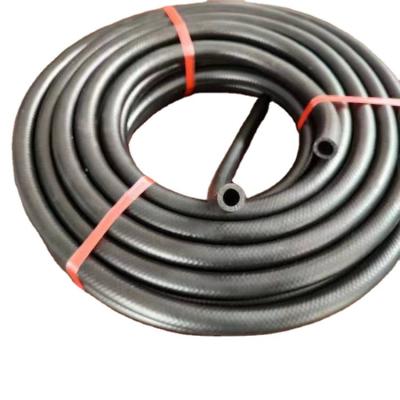 China Hydraulic Oil NBR Rubber Oil Resistant , ID16mm Wall Thickness 4 Mm Polyester Line Reinforcing Layer In The Middle for sale