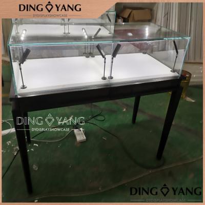 China 304# Rectángulo de acero inoxidable Vitrinas de joyería en venta