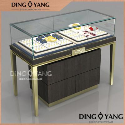 China Seamless Glass OEM Jewelry Showcase Display for sale