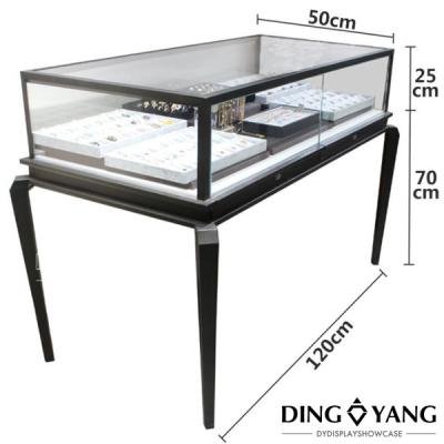 China Brush Black 304# Stain Steel Jewellery Counter Display for sale