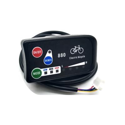 China Durable Electric Bike Conversion Kit 24V 36V 48V LED880 SM Connector Suitable For KT Controller for sale