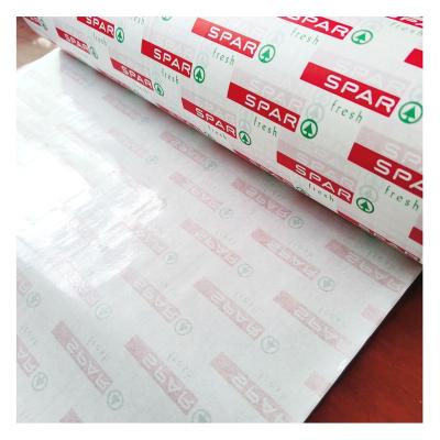 China Food Grade Disposable Greaseproof PE Paper Waterproof Roll For Meat Butcher Paper PE Coated Paper for sale