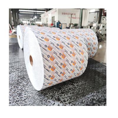 China 30gsm Logo Printed Greaseproof Coated PE Burger Paper Roll for sale