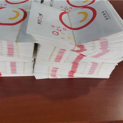 China Greaseproof all kinds of food paper bags, PE coated paper food bag with OEM printed logo for sale