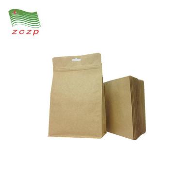 China Virgin Greaseproof Wood Pulps Material PE Laminated Paper Bag For Food Packaging for sale