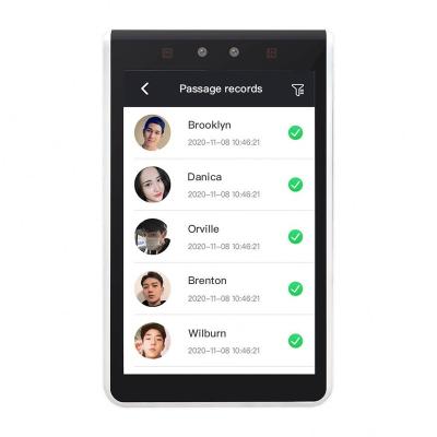 China Security Access Control Management Linux Entrance Control Device With IPS Jaemont Wifi Digital Signage Face Recognition Screen Clean Report All In One for sale