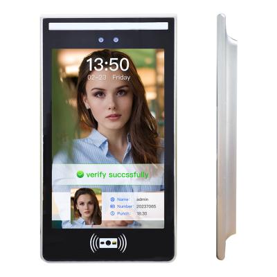 China People Counting 10.1 Inch Touch Screen Face Recognition Access Control Machine Linux System Support Swipe Card And QR Code for sale