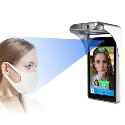 China 8-Inch Human Body Temperature Detection System Face Recognition and Temperature Measurement Machine Multiple Installation Widely for sale