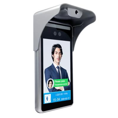 China 24 Hours Temperature Measurement AI Face Recognition Access Control and Temperature Scanner Kiosk, Time Attendance and Access Control Terminal for sale