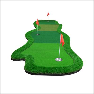 China Césped sintético del putting green del golf de la resistencia de rasgón al aire libre en venta