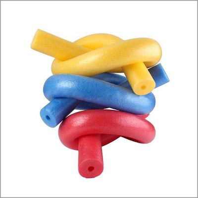 China Cylindrical Buoyant Polyethylene Foam Pool Noodles For Aquatic Exercise for sale