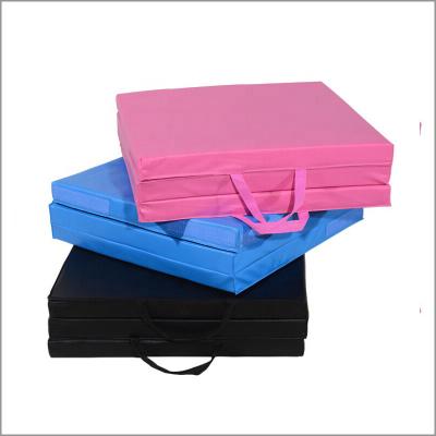 China Entrenamiento de salto plegable Mat Gymnastic Landing Crash Pad de la espuma del PVC en venta