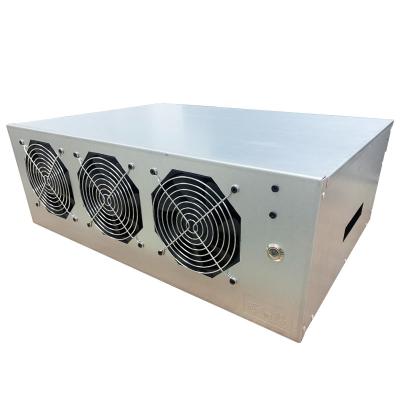 China With PSU Fan OEM Crypto GPU Rig Case With Power Supply 1800W/2000W/2800W Free Service for sale