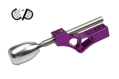 China Purple Adjustable Shifter Extension , Aluminium Shift Knob Extension for sale