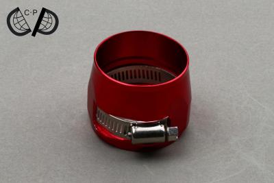 China Red Universal Fuel Hose Clamps / Water Tube Hose Fittings AN-8 Model for sale