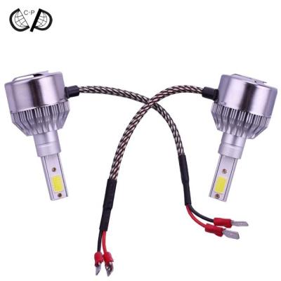 China Waterproof H3 LED Conversion Kit , LED Headlight Replacement Kit DC 9V-36V for sale