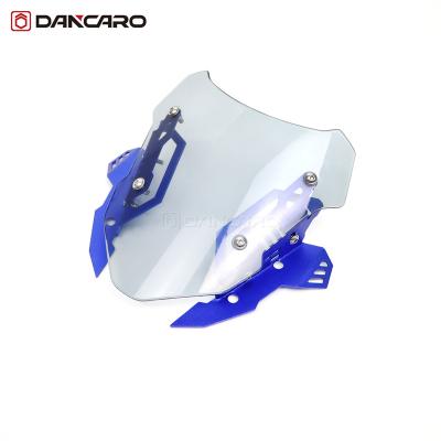 China High Quality Windscreen Windscreen Fairing Cowl Accessories Motorcycle PC DANCARO Wind Shielding Deflector For YAMAHA MT15 for sale