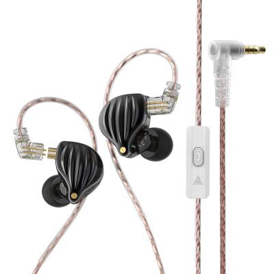 China In-Ear QKZ Hot ZXK 3.5mm In Earetal Bass Earphones Monitor Headset Hifi Heavy Bass Wired Earbuds Earphones With MIC for sale