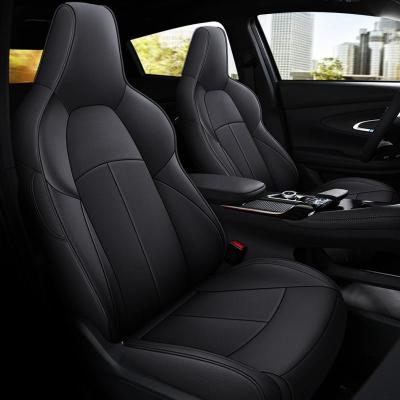 China Camouflage Forest Electronic Component Luxury Leather 5d Seat Cover Car Mat With Date Coder for sale