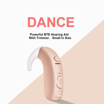 China High Powerful Ear Hook Low Current Consumption BTE Trimmer Digital Hearing Aids for sale