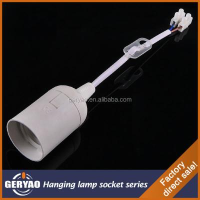 China Factory direct sale E27 screw for lamp holder with wire and connector for sale