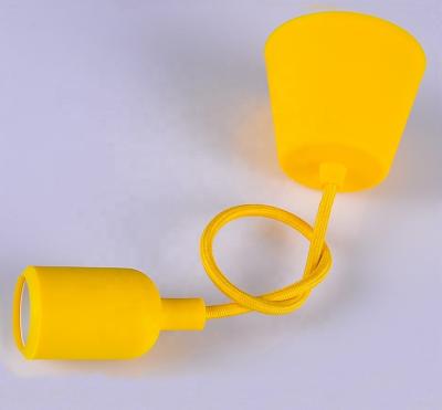 China Factory Price Silicone Screw Sleeve With Textile Cable , Plastic Ceiling Rose for sale