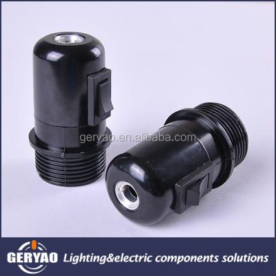 China Screw Recommended Sell Bakelite E27 Lampholder With Switch for sale