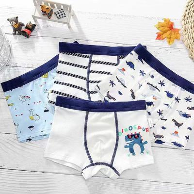 China Breathable Soft Cotton Kid Boxer Kids Cartoon Printed Boy's Underpant Baby Underwear Clothing Toddler Boy Shorts for sale