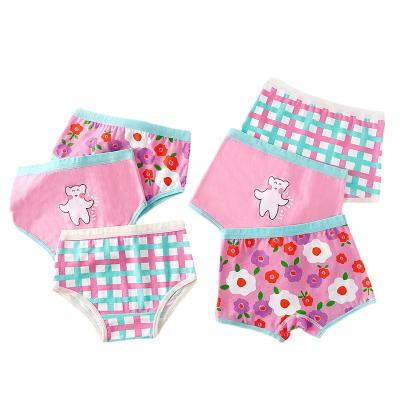 China Wholesale Breathable Cute Little Kids Girls Briefs Toys Shorts Baby Panties Child Underwear Briefs for sale