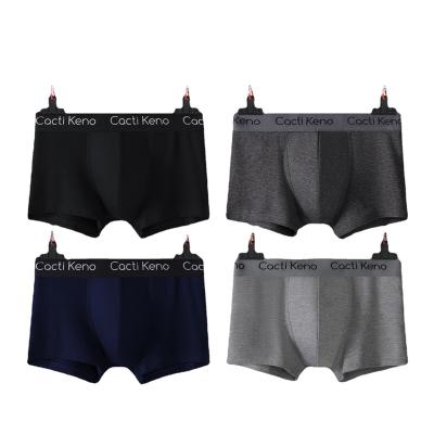 China Wholesale Custom Made Men's Boxer Antibacterial Briefs Comfortable Cotton Men's Underwear Gay Boxer for sale